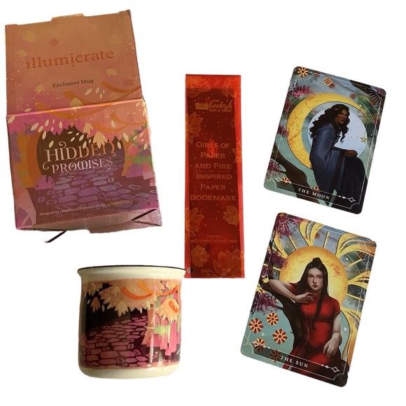 Lot Girls of Paper and Fire Storage Album Bookmark Ceramic Mug Tarot Cards New - Picture 16 of 16